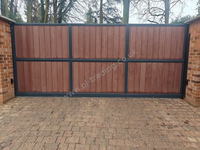 Automatic Gates — bespoke steel metalwork by PL Trading, London