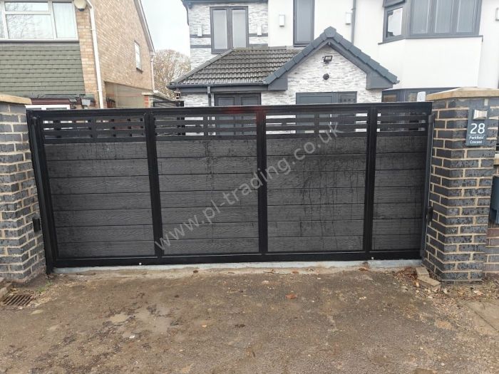 Automatic Gates — bespoke steel metalwork by PL Trading, London