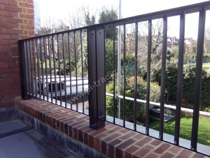 Balustrades — bespoke steel metalwork by PL Trading, London