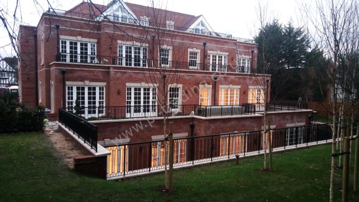 Balustrades — bespoke steel metalwork by PL Trading, London