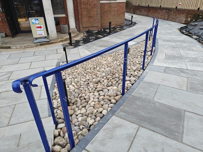 Handrails — bespoke steel metalwork by PL Trading, London