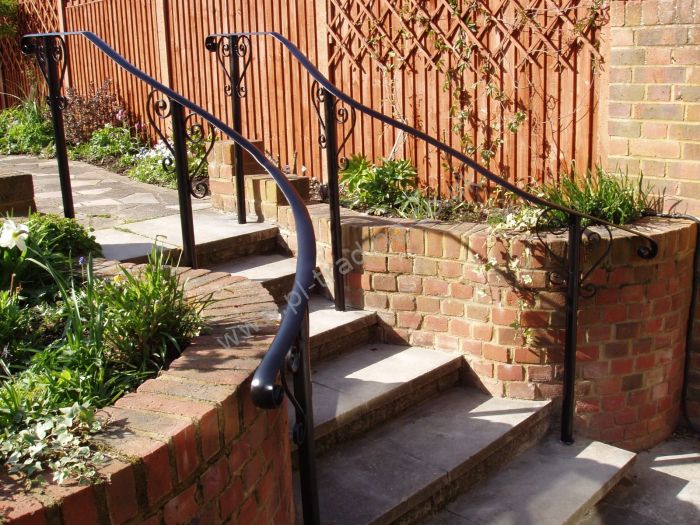 Handrails — bespoke steel metalwork by PL Trading, London