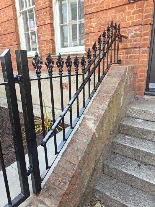 Handrails — bespoke steel metalwork by PL Trading, London