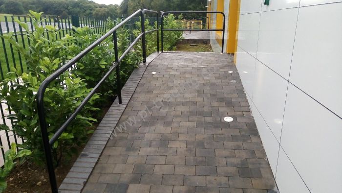 Handrails — bespoke steel metalwork by PL Trading, London