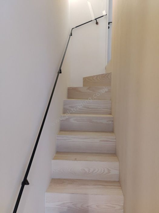 Handrails — bespoke steel metalwork by PL Trading, London