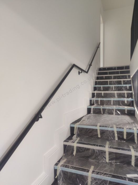 Handrails — bespoke steel metalwork by PL Trading, London