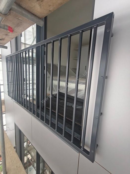 Juliet Balcony — bespoke steel metalwork by PL Trading, London