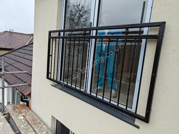 Juliet Balcony — bespoke steel metalwork by PL Trading, London