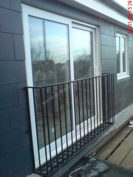 Juliet Balcony — bespoke steel metalwork by PL Trading, London