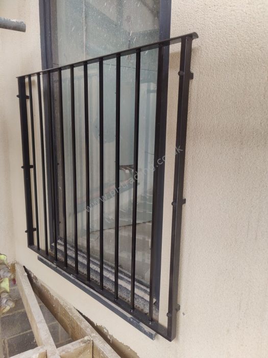 Juliet Balcony — bespoke steel metalwork by PL Trading, London