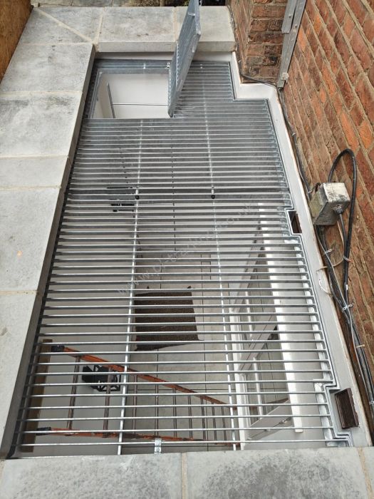 Light Well Grilles — bespoke steel metalwork by PL Trading, London