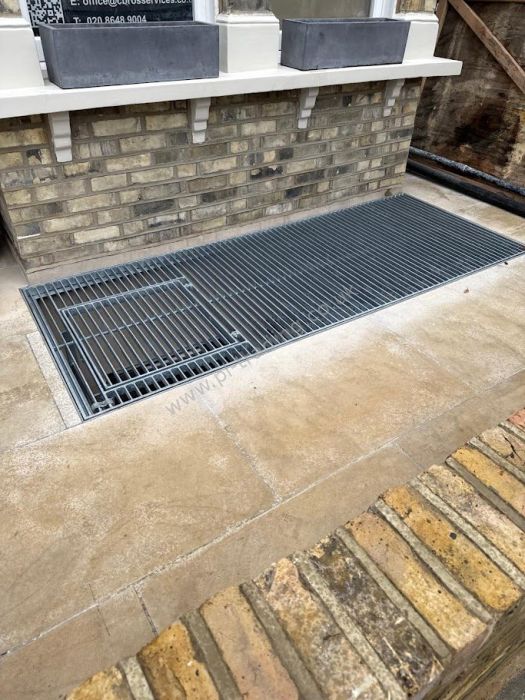 Light Well Grilles — bespoke steel metalwork by PL Trading, London