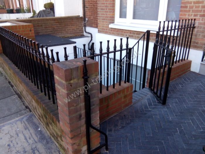 Railings — bespoke steel metalwork by PL Trading, London