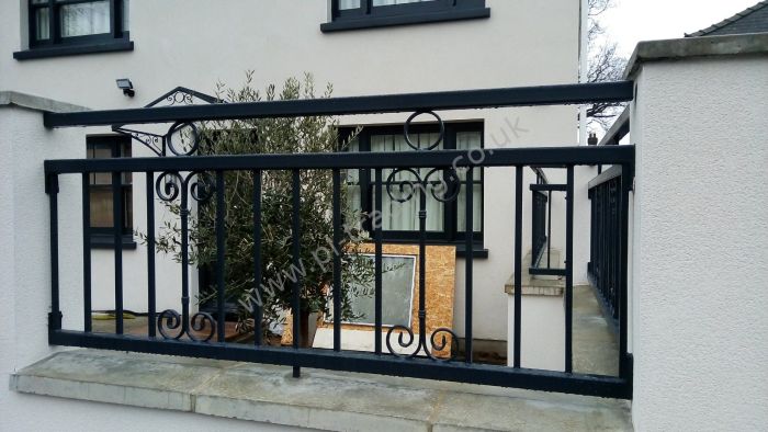 Railings — bespoke steel metalwork by PL Trading, London