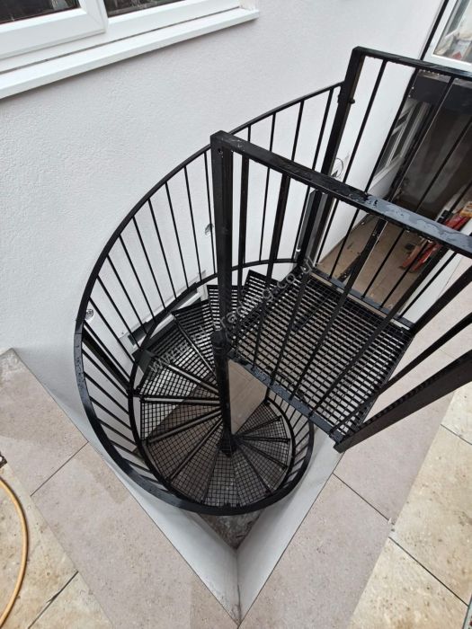 Stairs And Platform — bespoke steel metalwork by PL Trading, London