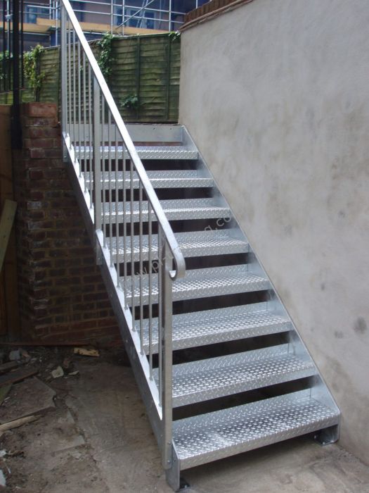 Stairs And Platform — bespoke steel metalwork by PL Trading, London