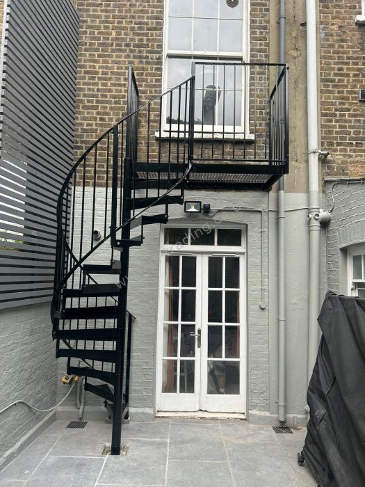 Stairs And Platform — bespoke steel metalwork by PL Trading, London