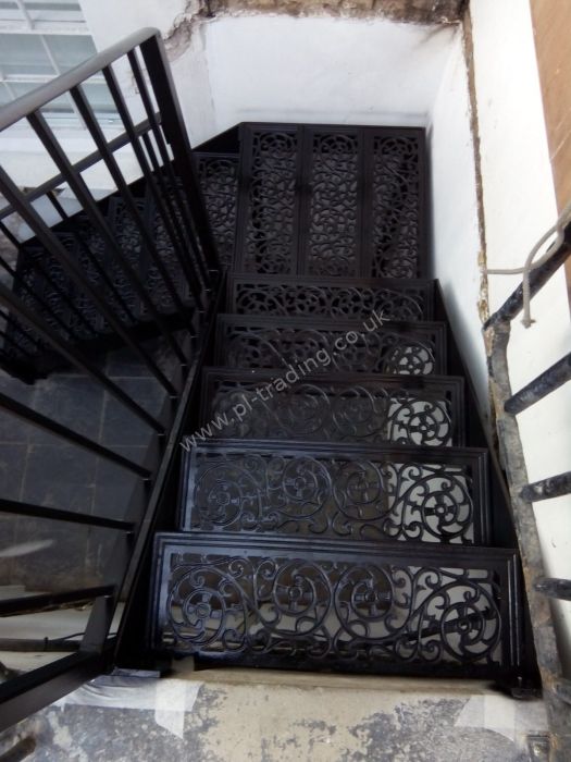 Stairs And Platform — bespoke steel metalwork by PL Trading, London