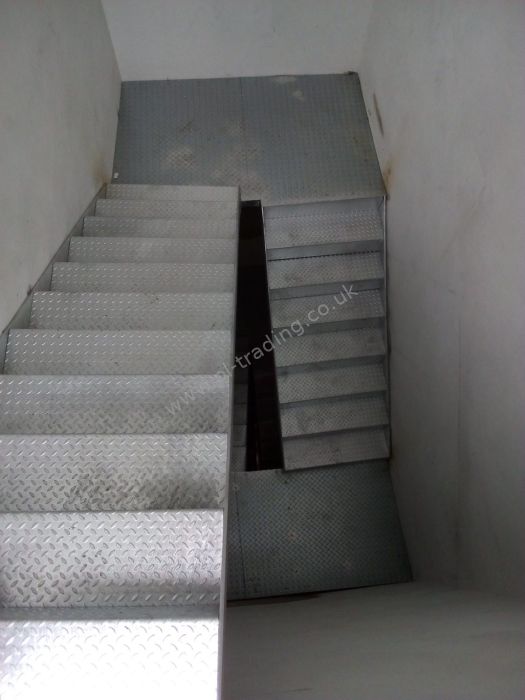Stairs And Platform — bespoke steel metalwork by PL Trading, London