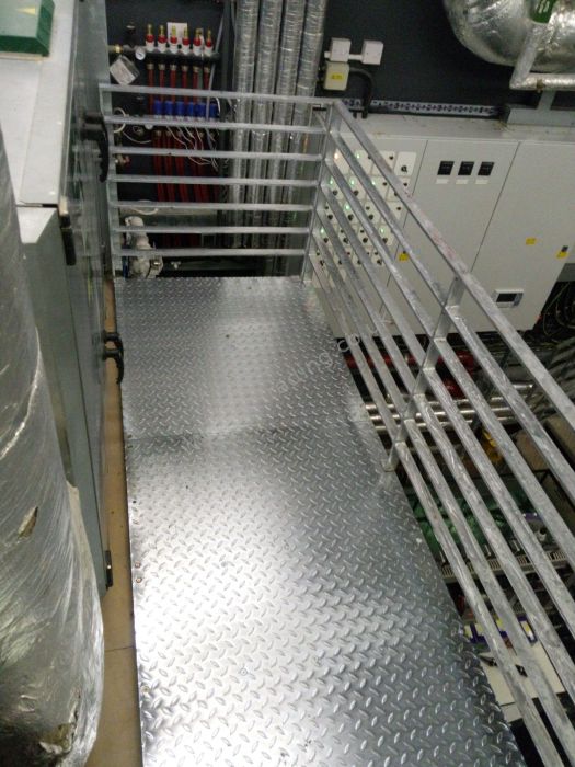 Stairs And Platform — bespoke steel metalwork by PL Trading, London