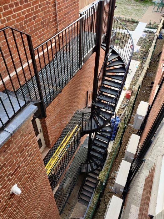 Stairs And Platform — bespoke steel metalwork by PL Trading, London