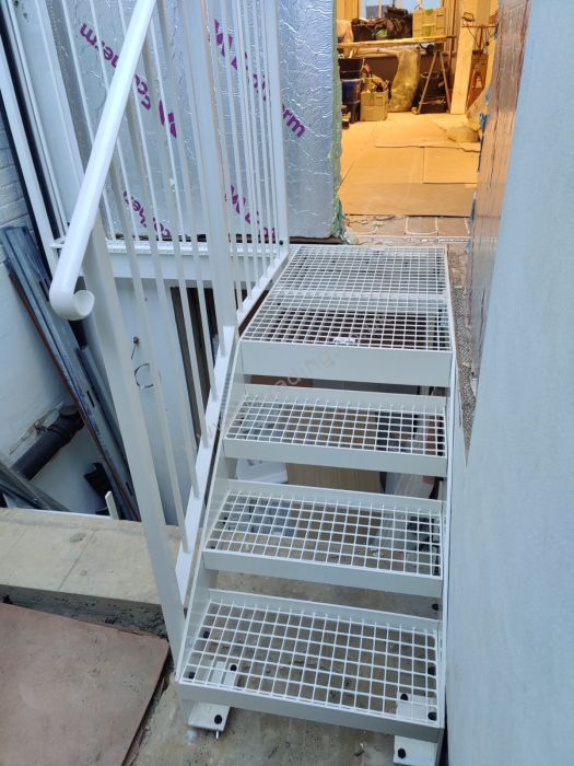 Stairs And Platform — bespoke steel metalwork by PL Trading, London