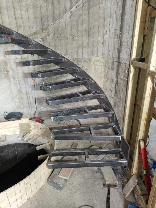 Stairs And Platform — bespoke steel metalwork by PL Trading, London